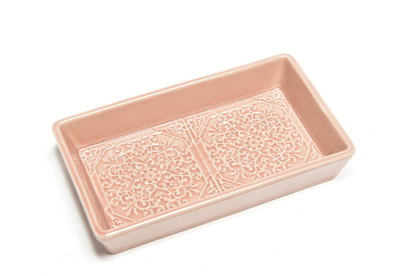 Posuda za sapun Mosaique Peach 13x7x2,5 cm