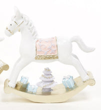 Učitajte sliku u preglednik galerije, Novogodišnja figura konj na ljuljanje 12x3x13h
