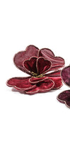 Učitajte sliku u preglednik galerije, Novogodišnji cvijet Stoffa sa štipaljkom 20 cm
