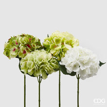 Učitajte sliku u preglednik galerije, Cvijet Hortensija bijelo zelena 45h cm
