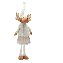 Učitajte sliku u preglednik galerije, Figura Jelen bijelo smedji 80 cm assorto 2
