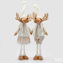 Učitajte sliku u preglednik galerije, Figura Jelen bijelo smedji 80 cm assorto 2
