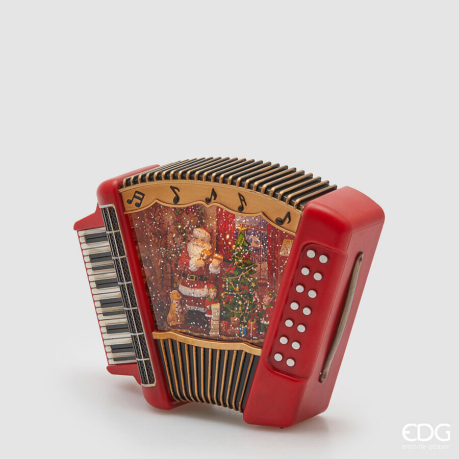 Muzička kutija Harmonika +LED+ pokret 26x19h cm