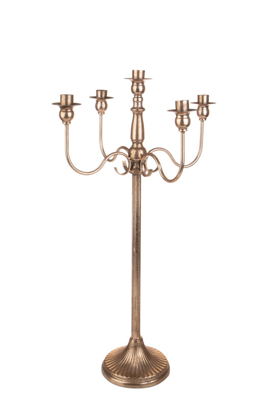 Svijećnjak metal 5 polja