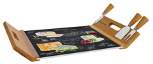 Učitajte sliku u preglednik galerije, EasyLife daska za rezanje sira sa noževima World of Cheese u poklon kutiji 44x28 cm
