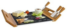 Učitajte sliku u preglednik galerije, EasyLife daska za rezanje sira sa noževima World of Cheese u poklon kutiji 44x28 cm
