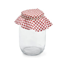 Učitajte sliku u preglednik galerije, Ukrasni poklopac za tegle 6/1 Red / Brown
