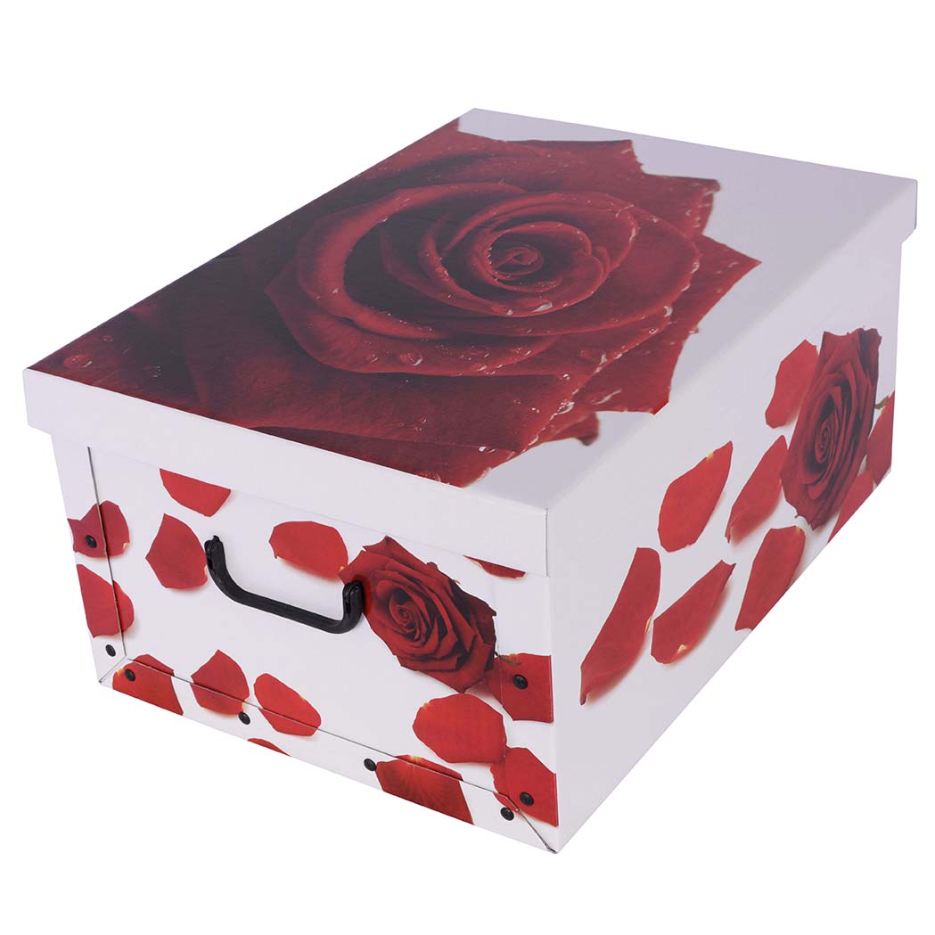 Kutija za odlaganje Maxi Rose crvena