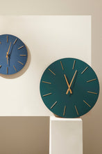 Učitajte sliku u preglednik galerije, Zidni sat Timeline plavi D40 cm

