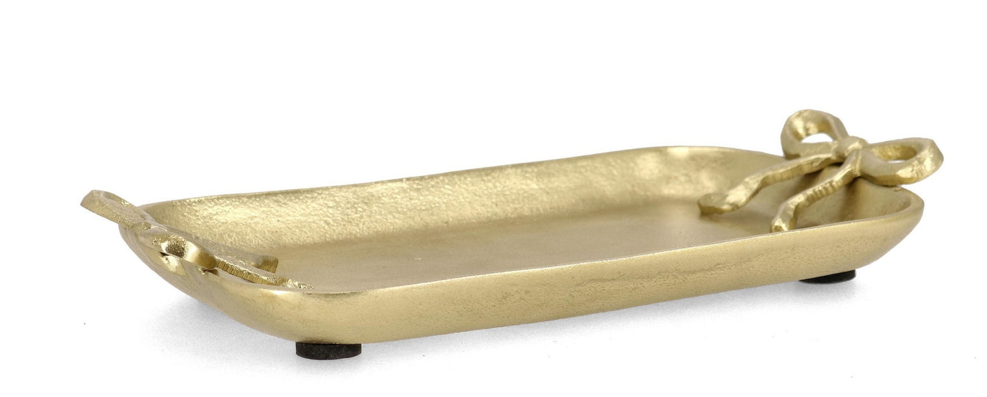 Dekorativna zdjela Alexis zlatna 26x14,5 cm