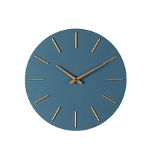 Učitajte sliku u preglednik galerije, Zidni sat Timeline plavi D40 cm
