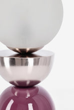 Učitajte sliku u preglednik galerije, Lampa Malton srebrna crvena 34h cm
