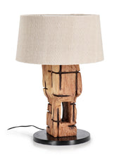 Učitajte sliku u preglednik galerije, Stona lampa Kleta bež 53h cm
