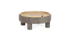 Učitajte sliku u preglednik galerije, Tabure / klub sto Talya okrugli sivi Ø80 cm
