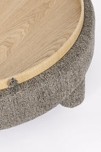 Učitajte sliku u preglednik galerije, Tabure / klub sto Talya okrugli sivi Ø80 cm
