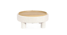 Učitajte sliku u preglednik galerije, Tabure / klub sto Talya okrugli bijeli Ø80 cm
