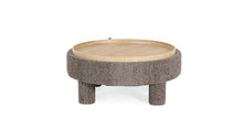 Učitajte sliku u preglednik galerije, Tabure / klub sto Talya okrugli sivi Ø80 cm
