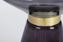 Učitajte sliku u preglednik galerije, Klub sto Azmin sivo zlatni D36 cm
