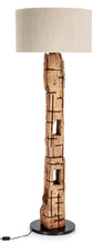 Učitajte sliku u preglednik galerije, Podna lampa Kleta bež 143h cm
