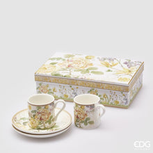 Učitajte sliku u preglednik galerije, Set šolja 2/1  EDG Flower 100 ml + poklon kutija
