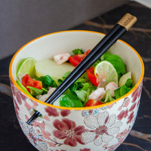 Učitajte sliku u preglednik galerije, Set 2 zdjele Ramen sa štapićima WD Lifestyle 800 ml
