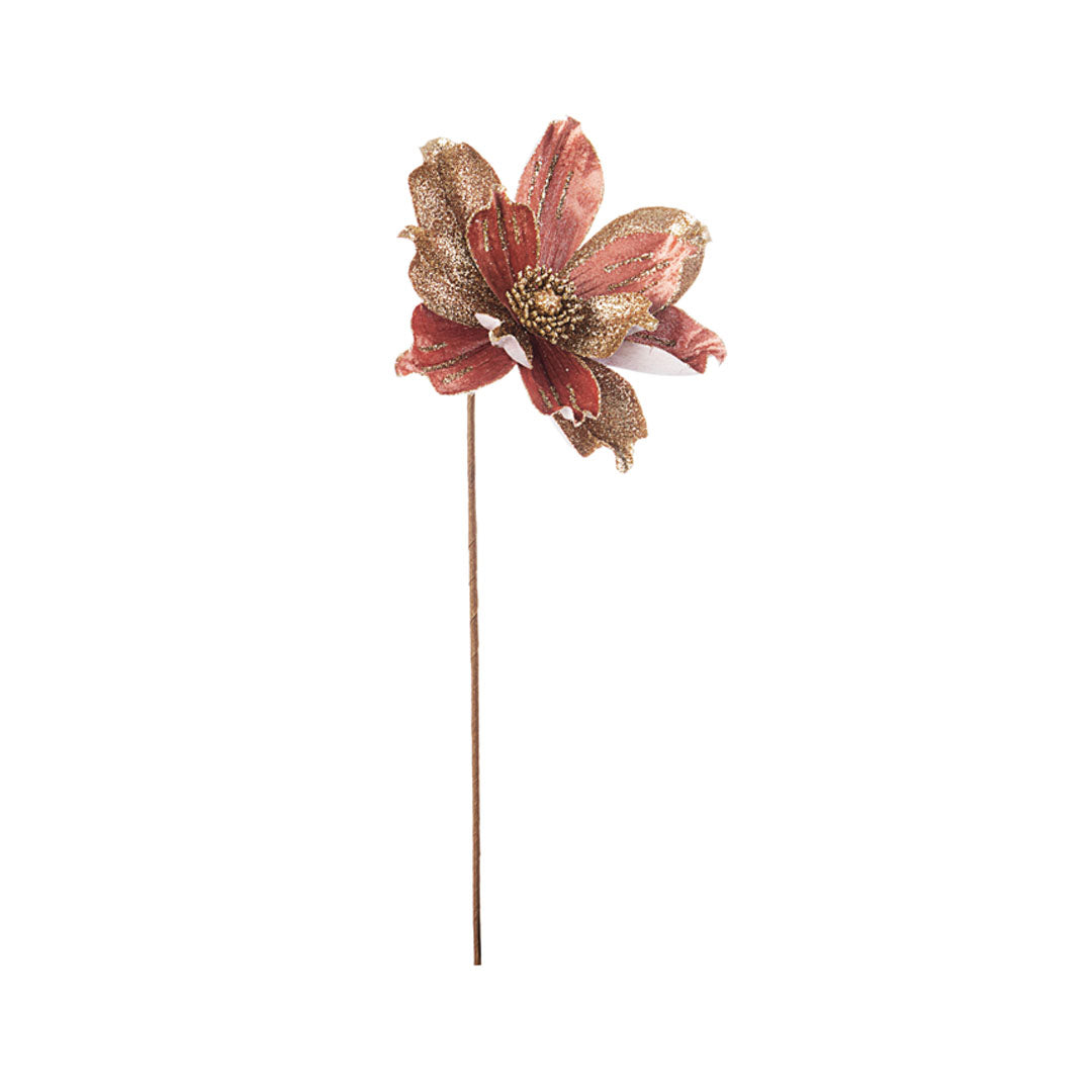 Novogodišnja grana Lilith roza 50 cm